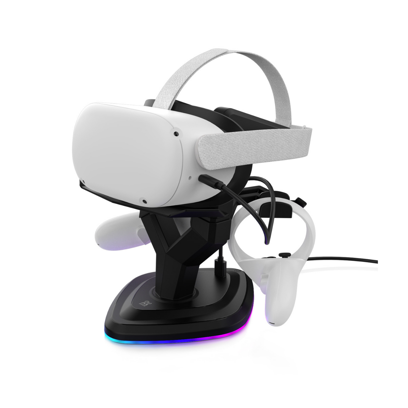 AMVR Atmosphere Light Charging VR Stand for Quest 3, Quest 2, Pico 4