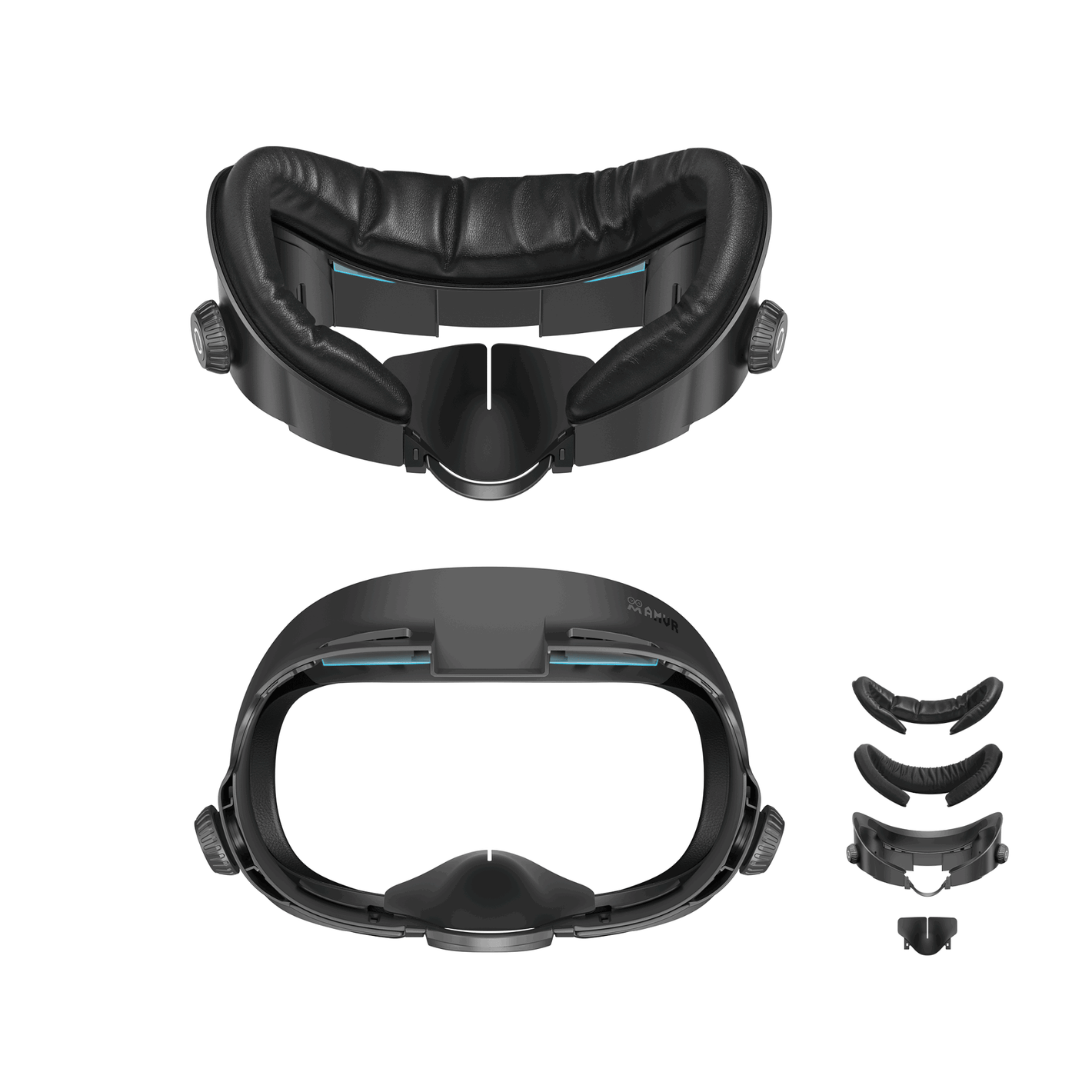 PU Leather Facial Interface for Quest 3 (Q3FC3)