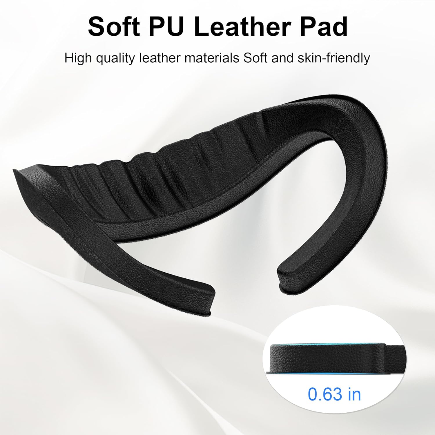 AMVR Upgraded PU Leather Facial Interface for Quest 3