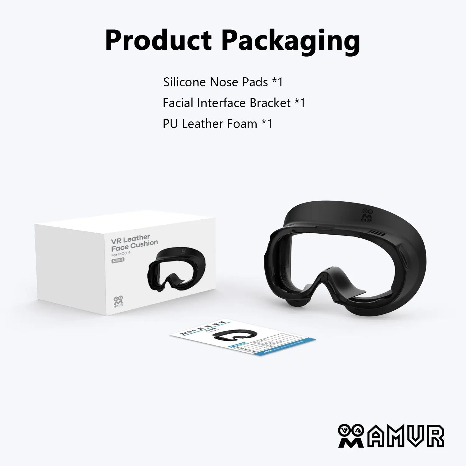 AMVR PU Leather Facial Interface for Quest 3 just released : r/OculusQuest