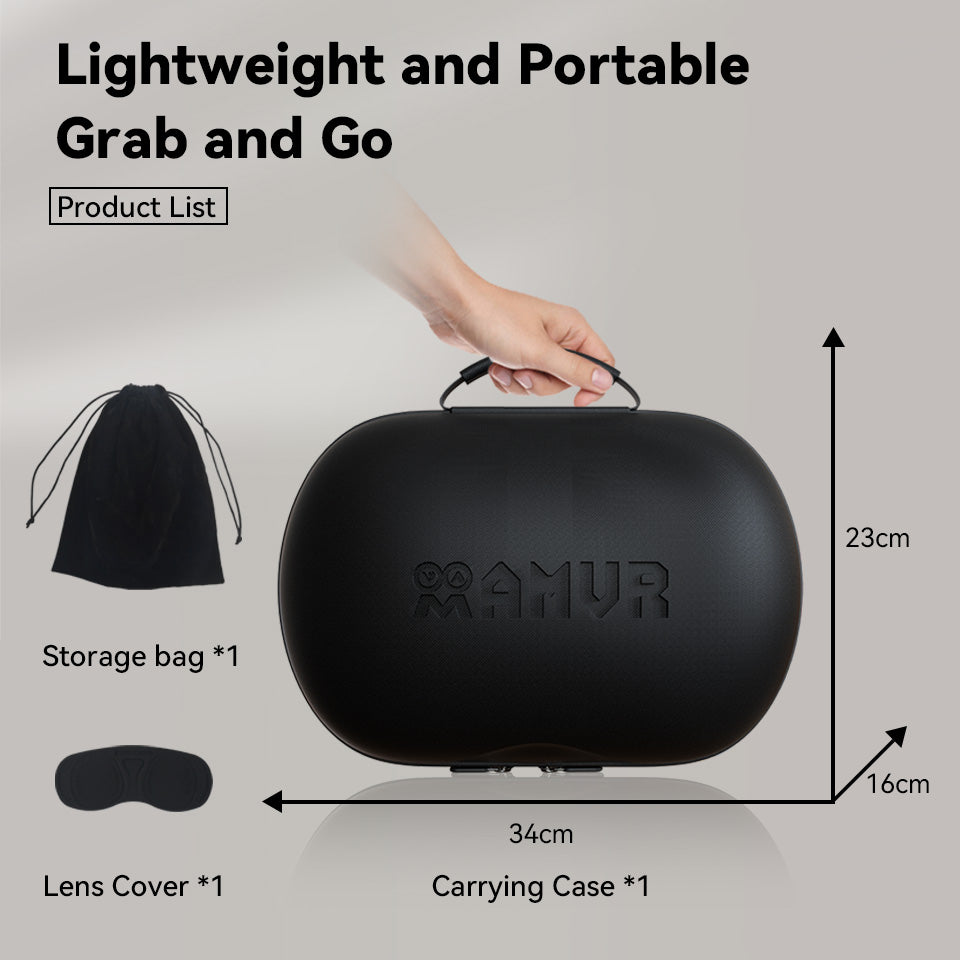 VR Carrying Case for Vision Pro, Quest 3, Quest 2, PICO 4 AMVRSHOP