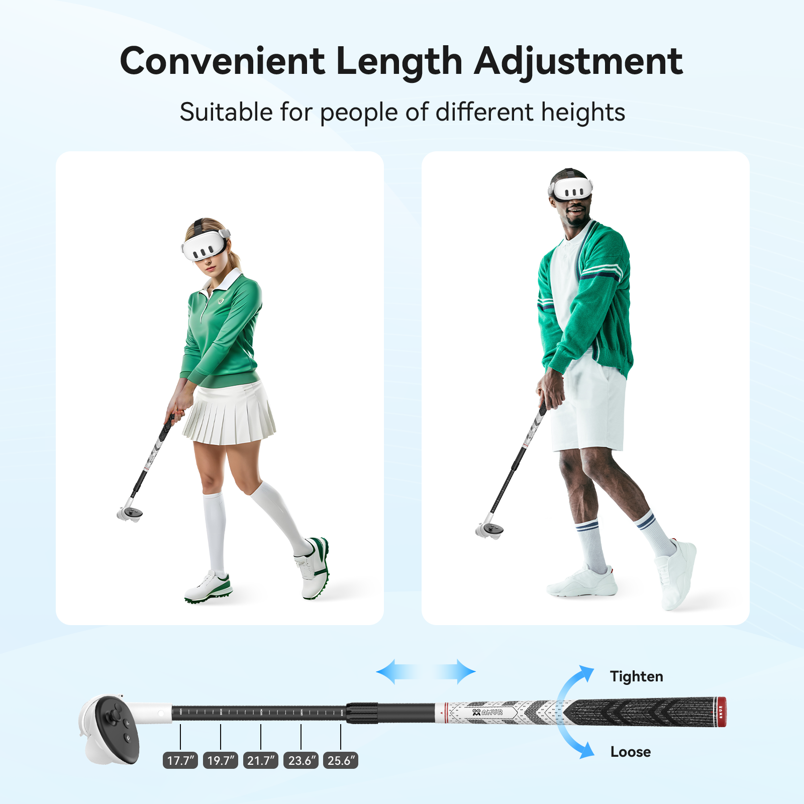 AMVR Golf Club Attachment for Meta Quest 3